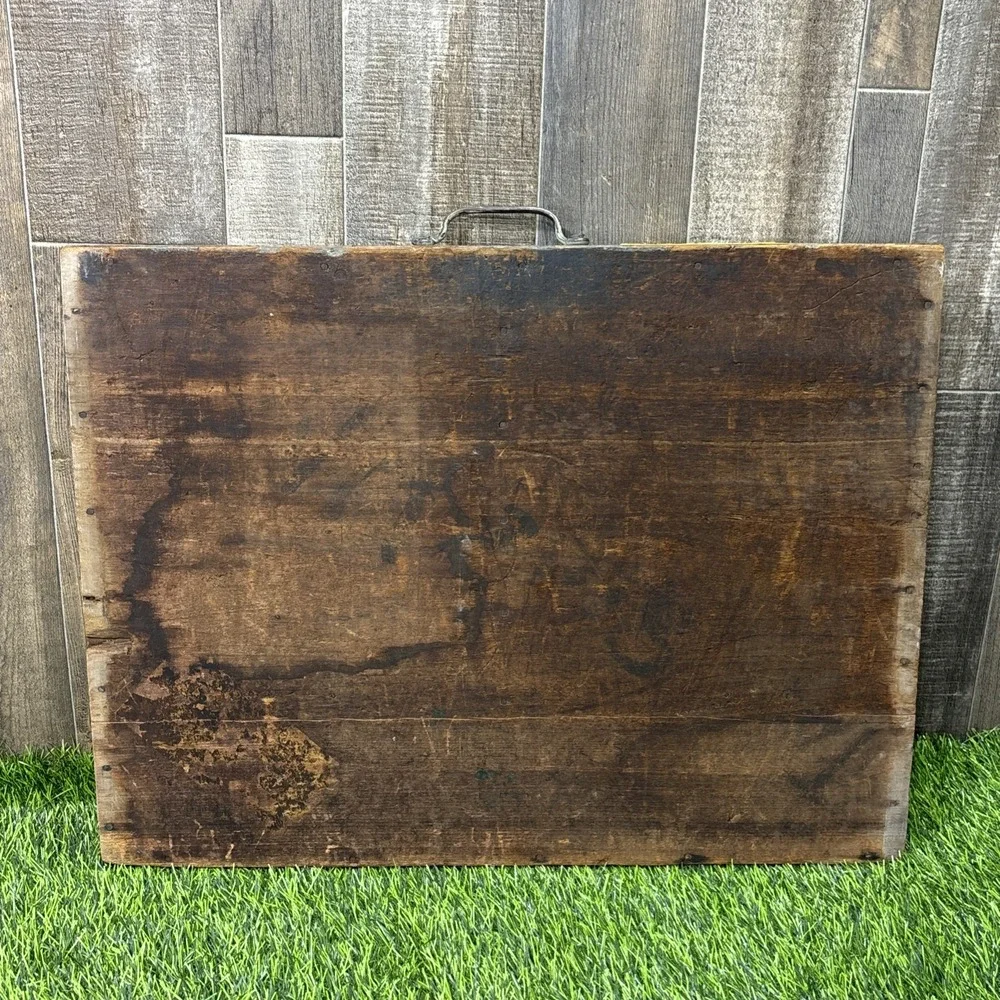 Antique Letterpress Printer Type Case Tray 12 Pt Wood Shadow Box Print Shop